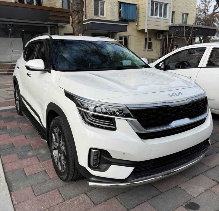 Kia Seltos Prestige full 2л AT 21г Белый! 60 тыс км пробега! Люк есть!