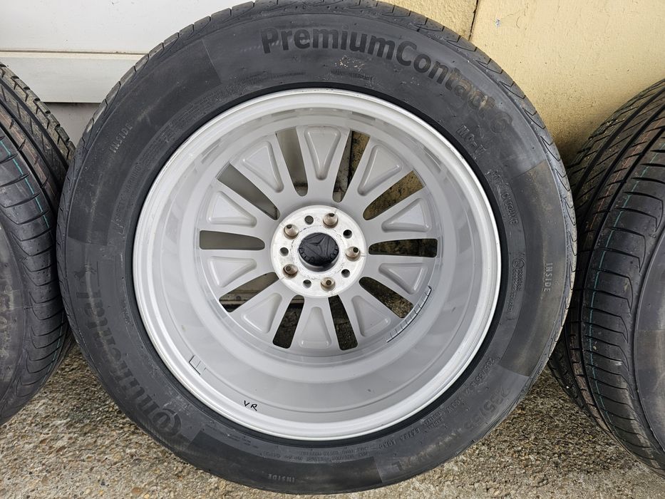 Jante Mercedes 17 "prinderea la prezoane 5X112  , cu anvelope Noi Continental 235/55/17 DOT 2026