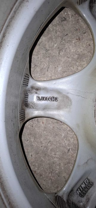 Алуминиеви джанти 6JX14"  4X108 KING Germany