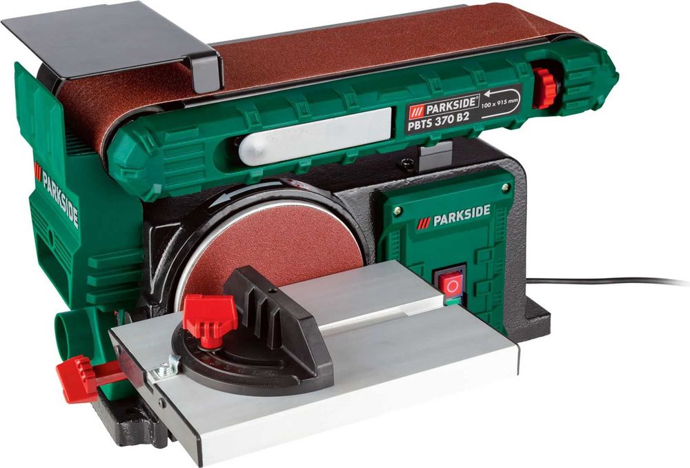 Лентов и дисков шлайф Parkside PBTS 370 B2 370 W Парксайд