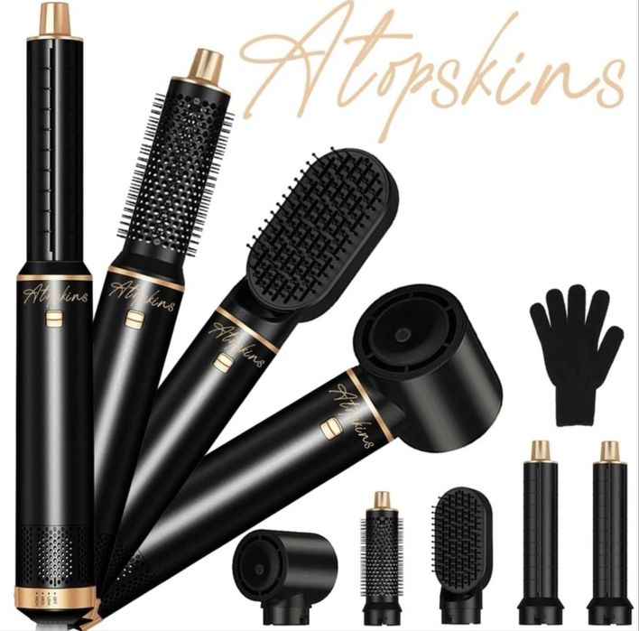 Uscator de par + 5 capete detasabile interschimbabile