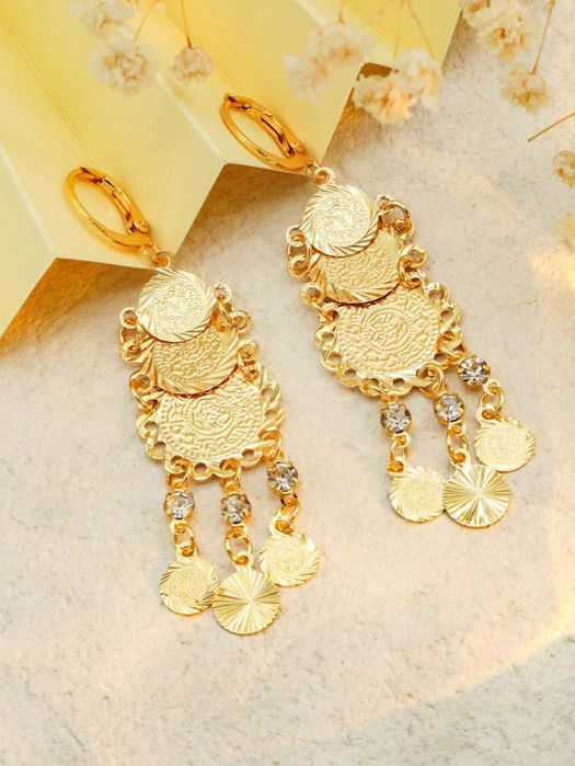 SET Lantisor +Cercei Placat Aur 18k Nou