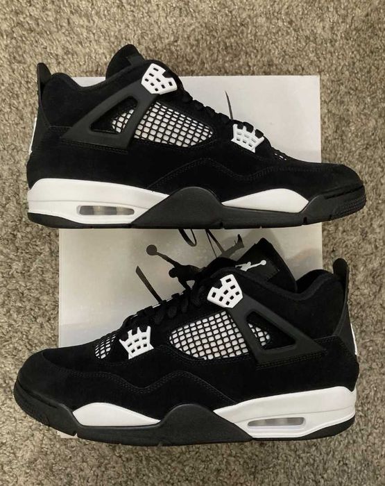 *PREMIUM* Air Jordan 4 White Thunder - livrare cu verificare