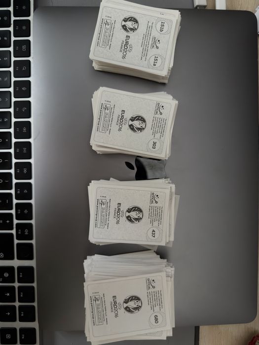 512 Stickere Panini Euro 2016 France