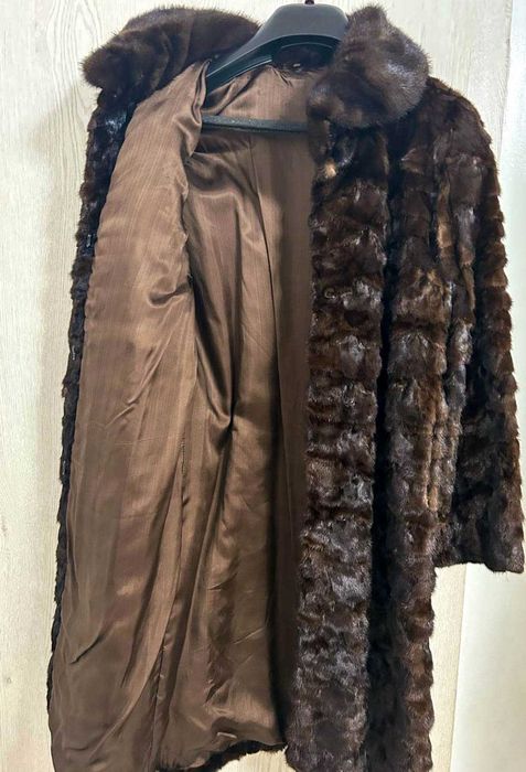 Haina damă, blană naturală nurcă