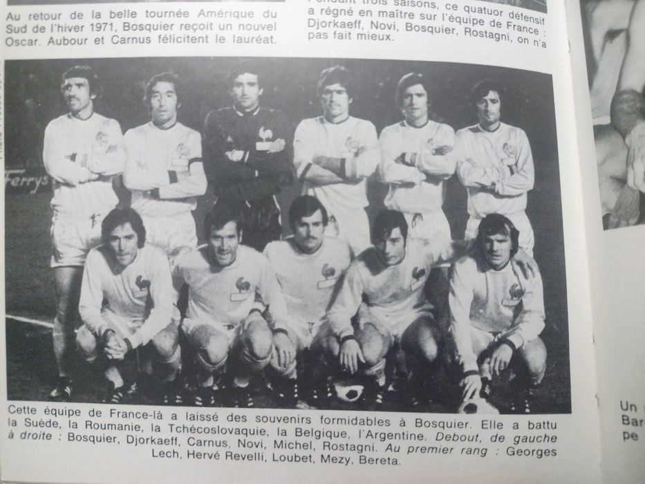 Vive le football ! Bernard BOSQUIER, J.Thibert, 1973