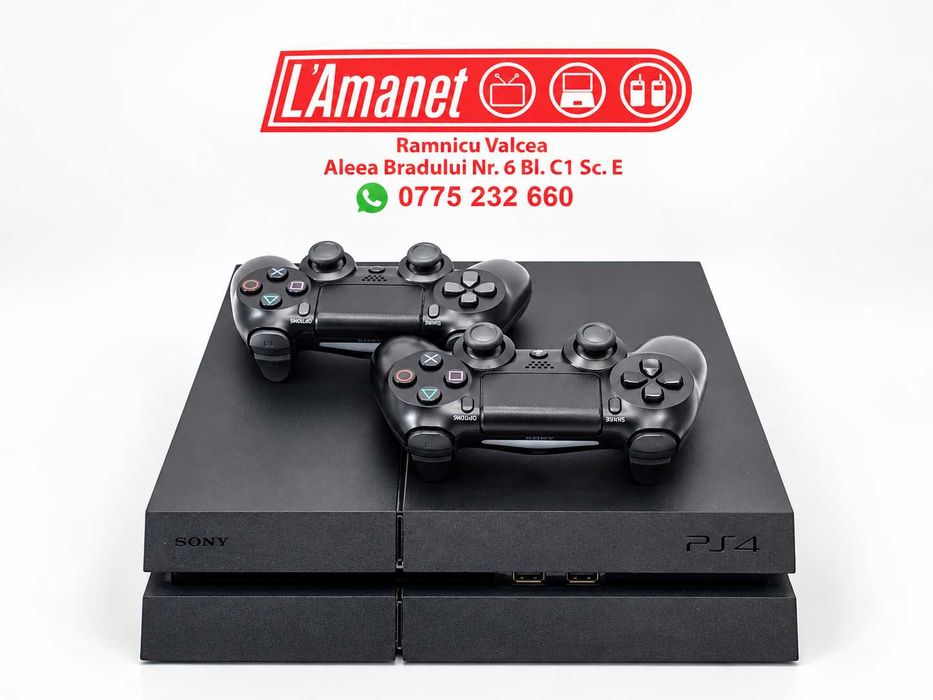 Consola Gaming PlayStation 4 500GB 2 Manete Stare Buna