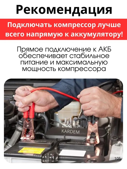 Компрессорный автомобильный насос