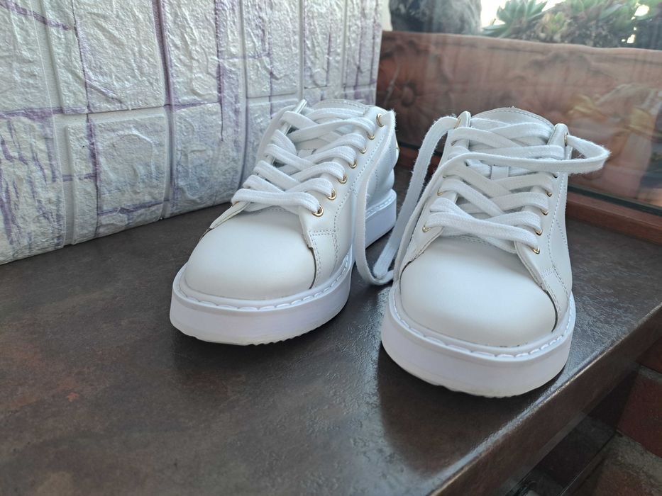 дамски обувки,кецове,маратонки,ном38,Ralph Lauren,сникърс кожени