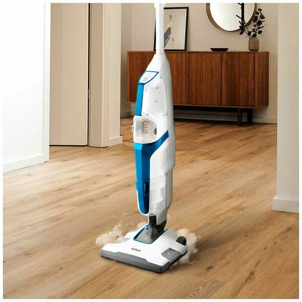 Вертикальный паровой пылесос «2 в 1» Kitfort KT-556