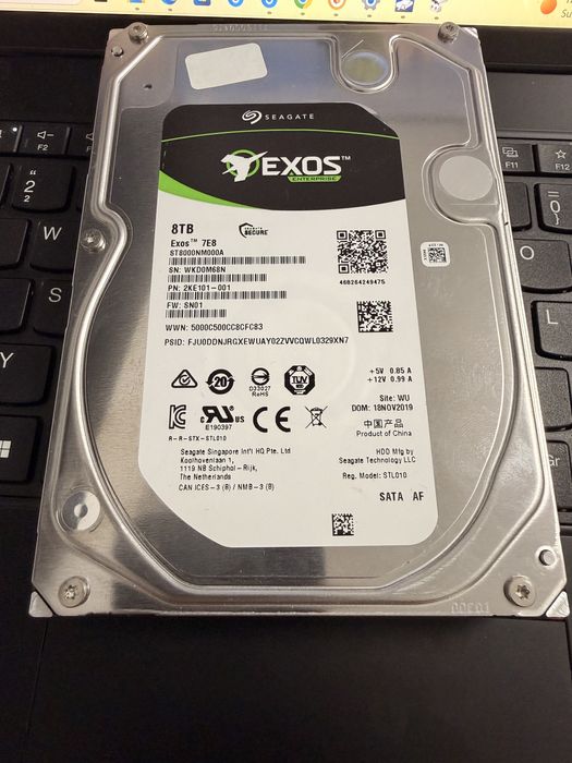 4 x HDD 8TB Seagate Exos Enterprise SATA 3.5 NAS Server
