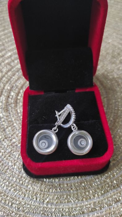 Браслеты серьги серебряные