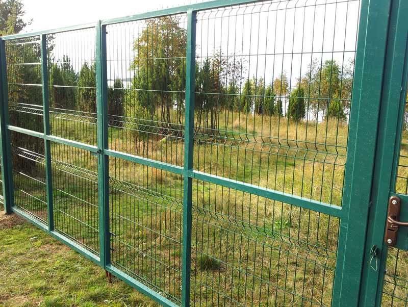 ВРАТА за двора от стоманени профили и заварени мрежи --ПРОИЗВОДИТЕЛ