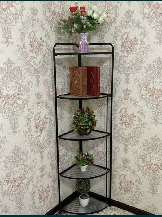Этажерка угловая железная