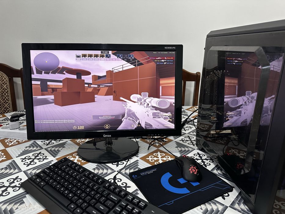 Продаётся игровой компьютер со игровым рулем