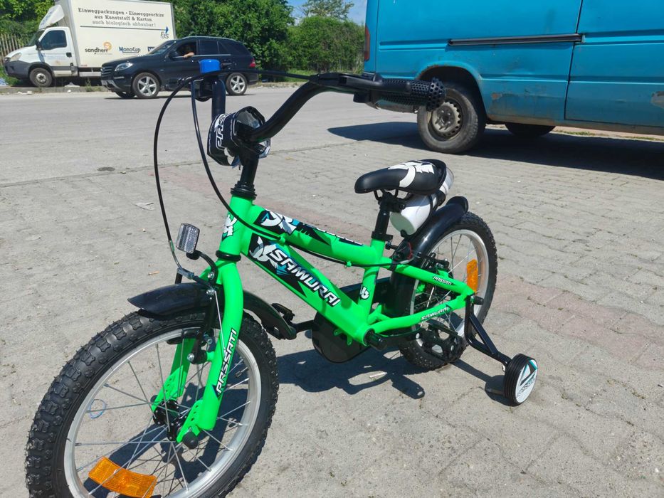 Промо велосипед 16" Passati SAMURAI зелен