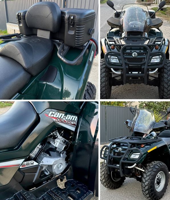 Atv Can Am Outlander Max 650cc R 4x4  / Limited Edition / LONG / 7120 km / Impecabil / Recent adus ! (Bombardier)