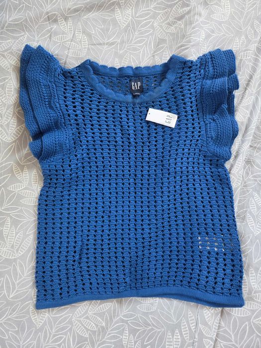 Пуловер GAP - кралско синьо