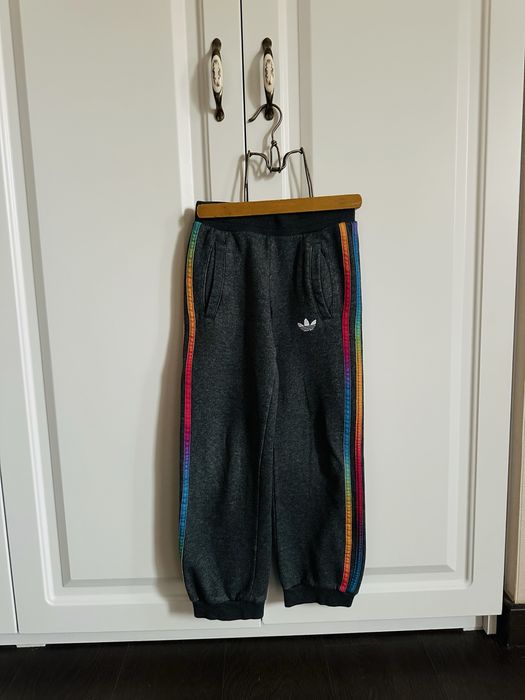Pantaloni de trening adidas pentru copii,din bumbac, potriviti 7/8 ani