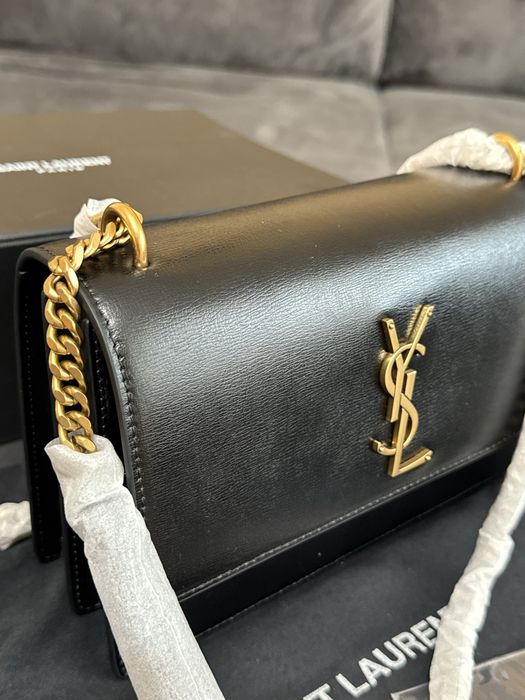 Poseta S*L* Sunset medium - 22cm/piele naturala/full box/video