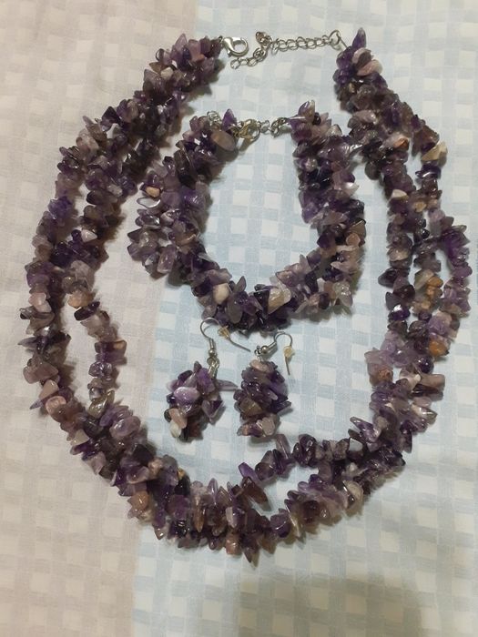 Комплект обеци, гривна и гердан