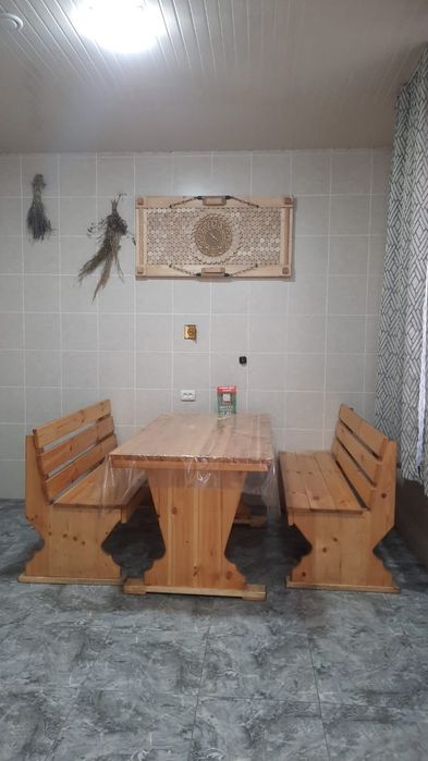 Деревянное пано ручной работы.