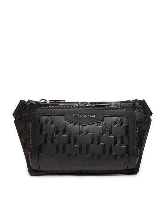 Karl Lagerfeld K/Loom Lea Bumbag | мъжка чанта 100% естествена кожа