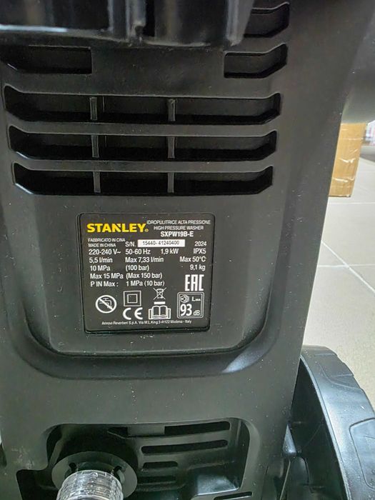Aparat de spalat cu presiune STANLEY, 1900W, SXPW19BE