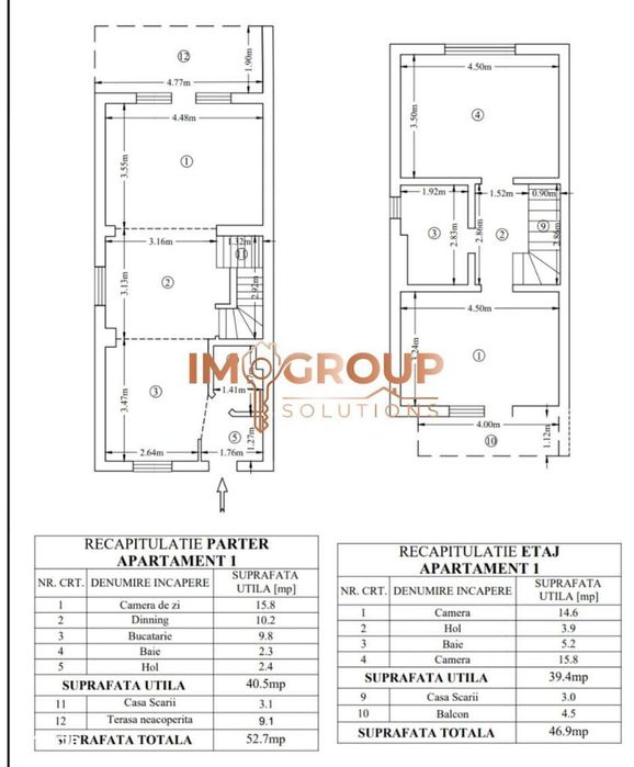 Casă Tip Duplex -Rediu -An 2020 -90Mp + 150 Mp Teren