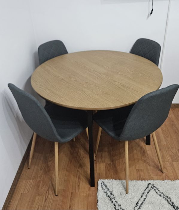 Masa Jegind 105 cm+4 scaune Jonstrup