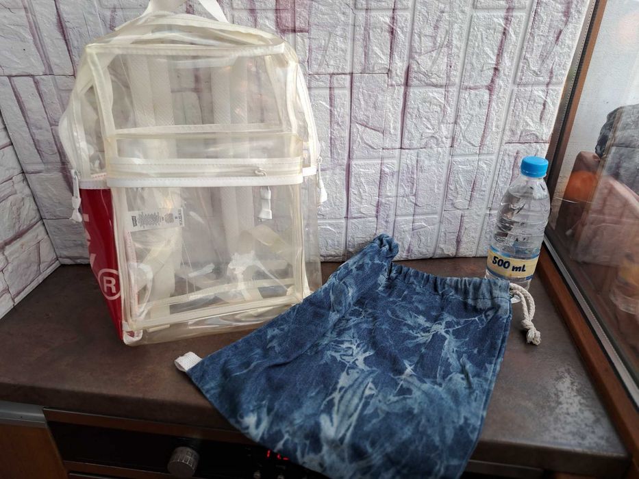 прозрачна ПВС раница Levi's