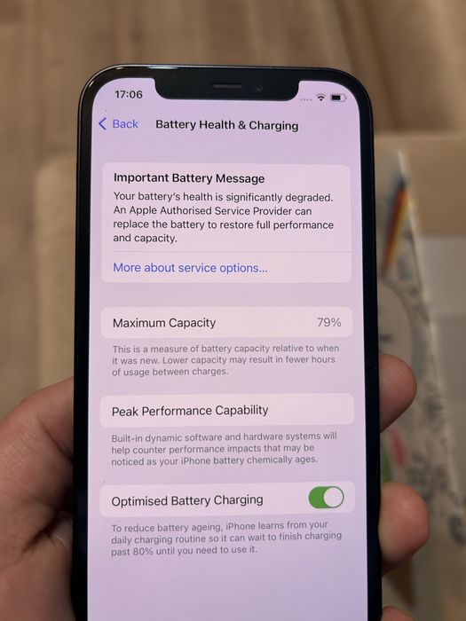 Iphone 12 midnight blue