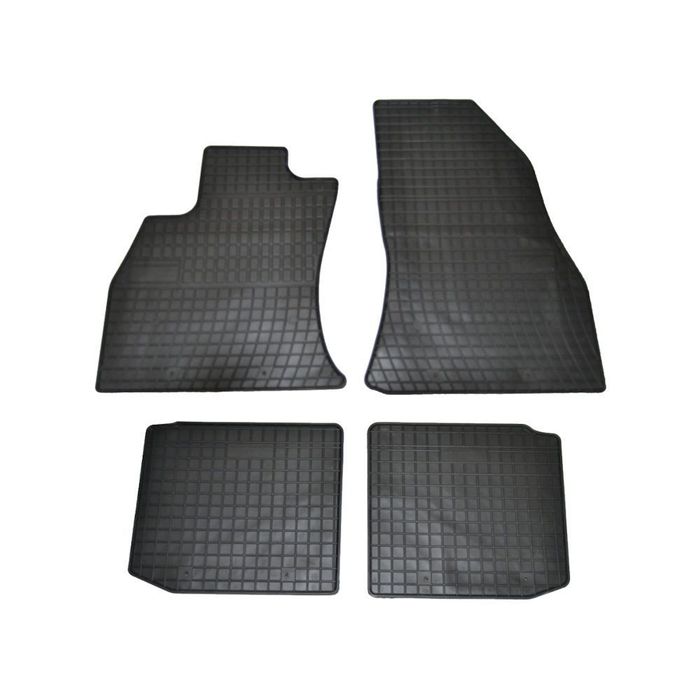 Set covorase auto din cauciuc Fiat 500L 2012- culoare Negru, presuri BestAutoVest, 4 buc.