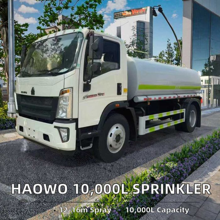 Howo 4x2 10 Tonna Yangi 2026 vodovoz mikser Tyagach assenizator