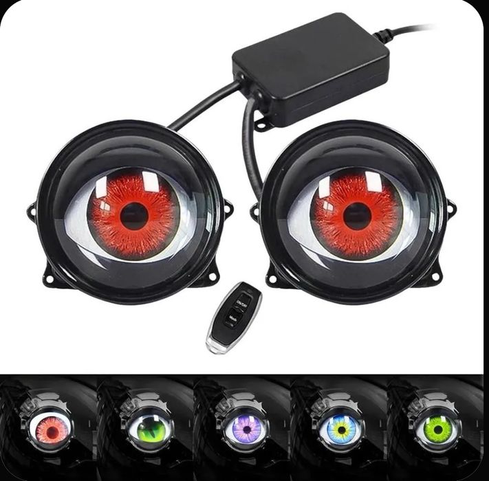 Фары линзы глаза