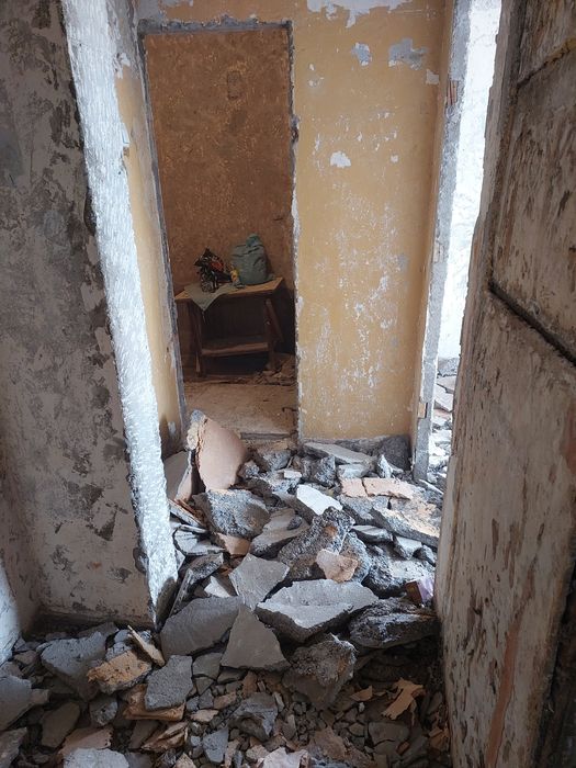 Делаем демонтаж квартира подготавливаем к ремонту копаем подвал