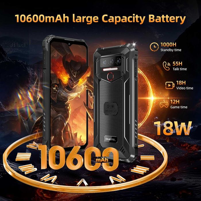 Telefon mobil Oukitel WP23 Plus 24GB RAM 256GB ROM, T606, 10600mAh