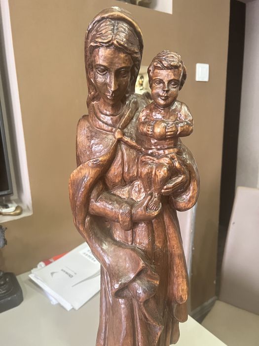 Statueta lemn inalta