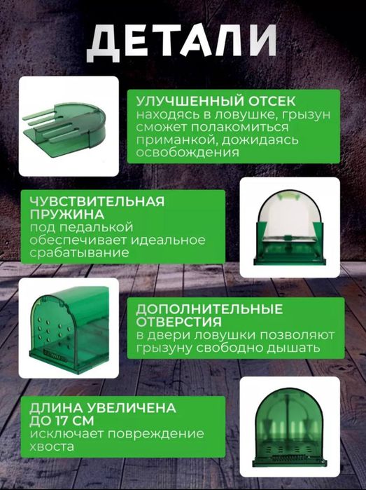 Гуманная Мышеловка от грызунов