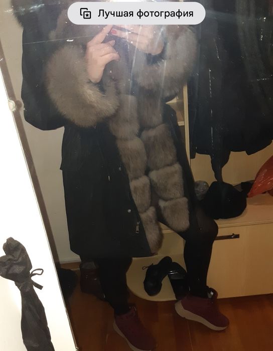 Продам парку, теплая в хорошем состоянии!
