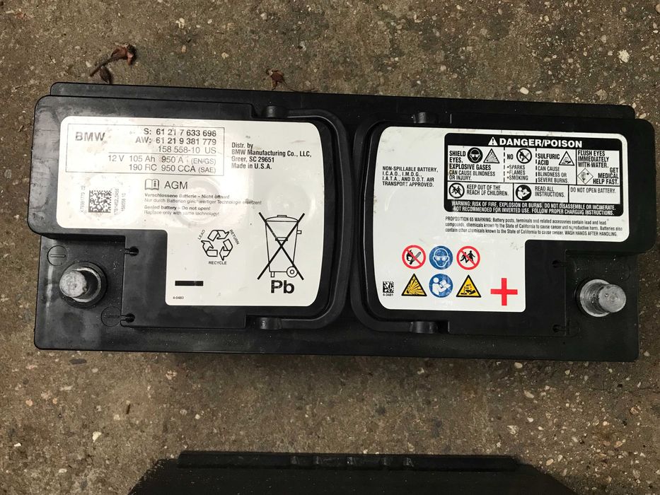 Baterie acumulator AGM varta 105 A 90 A Rombat 62A