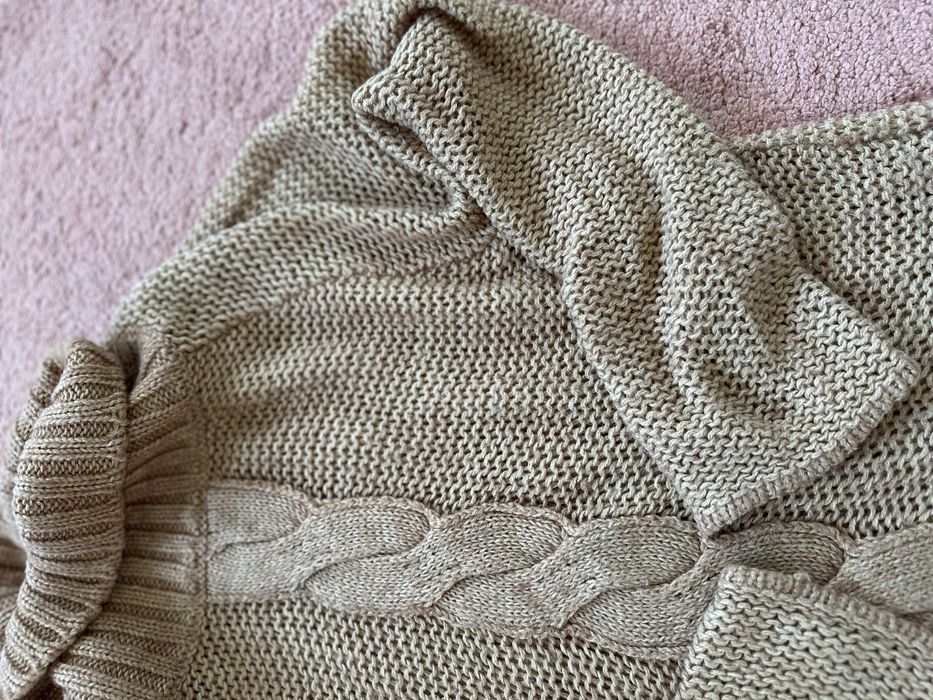 Pulover maro mohair S