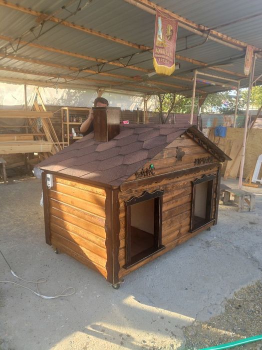 Дом для Собаки. Будка, вольер. Изготовление из дерева и металла.