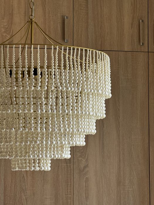 Люстры ручной работы из бус !