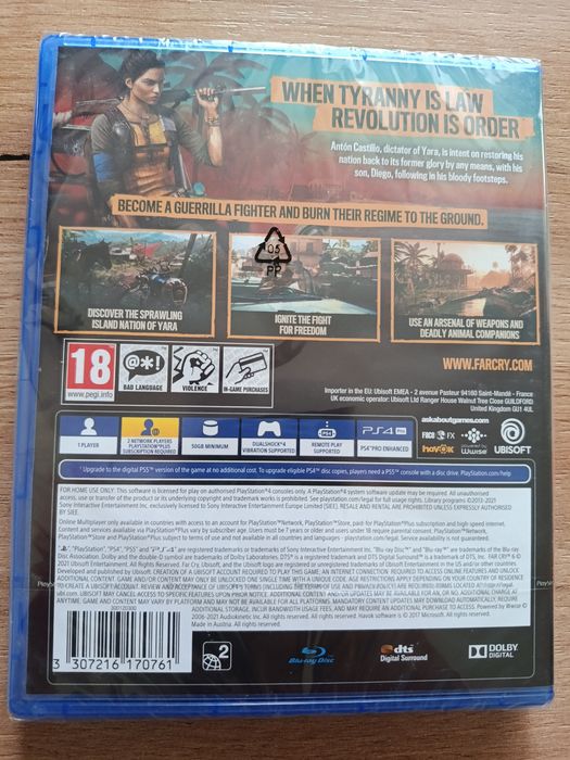 Продам диск FarCry 6 PS4