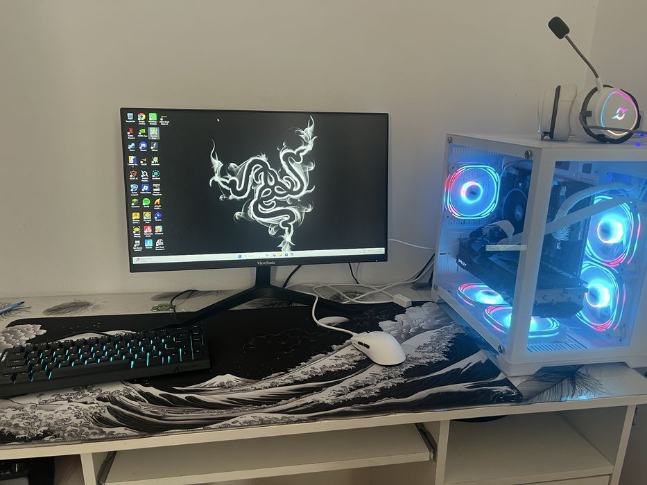PC Gaming Performant Rtx 3070 TI +Perificerice Montior Tastatura Mouse