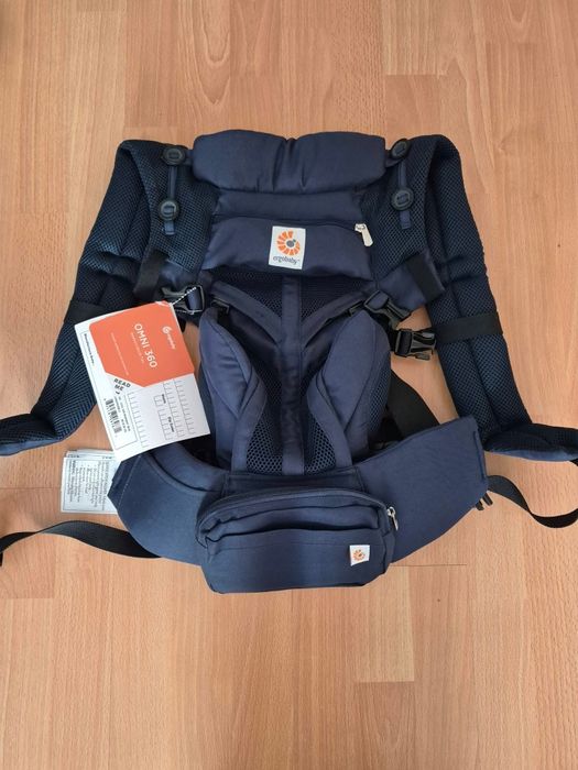 Чисто нова ергономична раница Ergobaby Omni 360 midnight blue