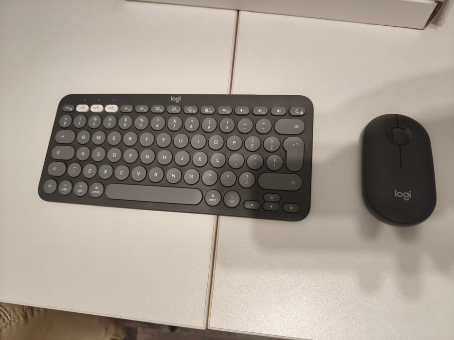 Kit tastatura + mouse Pebble 2 Combo for Mac, Tonal graphite