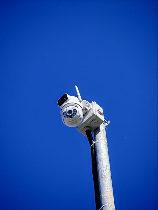 Camera supraveghere IP dubla  wifi rotativa 360 UHD