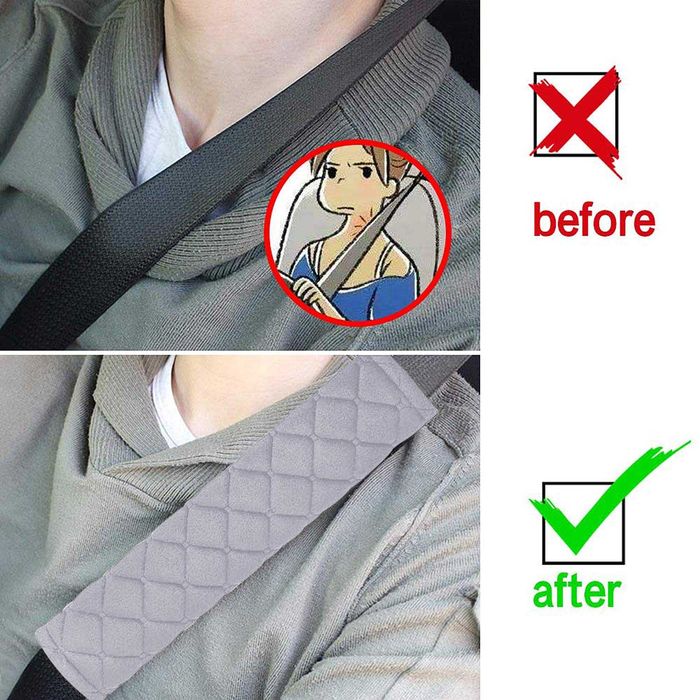 Husa, manson, tampon centura de siguranta, set 2 bucati universale